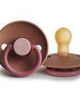 Frigg Coloured Pacifier - Colour Block Flamingo 2 Pack