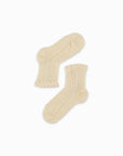 Short Lace Socks Linen | Condor