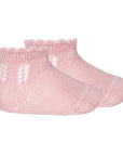 Perle Fancy Openwork Short Socks Newborn 