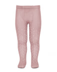 Pink Openwork Tights