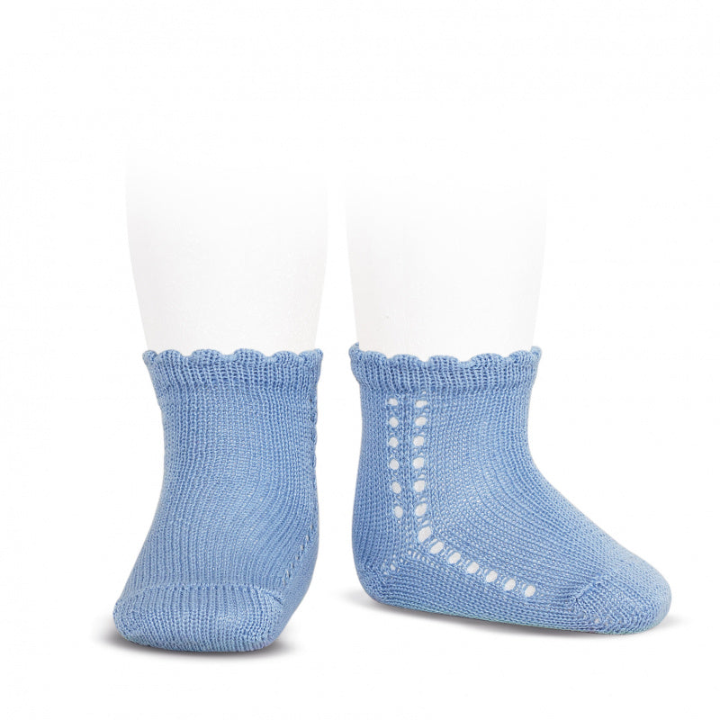 Short Lace Socks Summer Blue | Condor