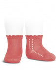 Short Lace Socks Coral | Condor