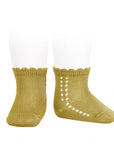 Short Lace Socks Mustard | Condor