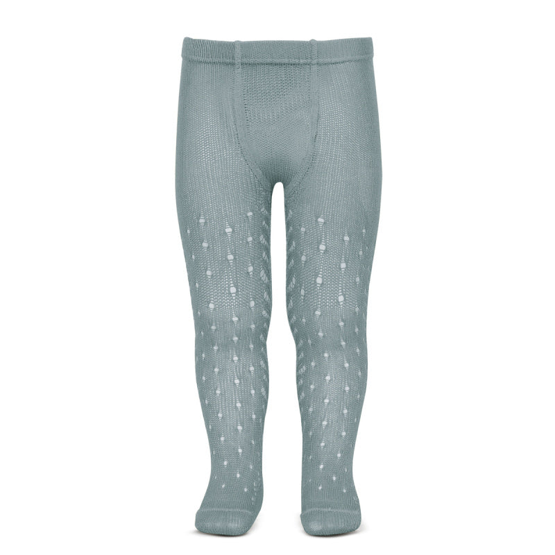 Sage Green Openwork Tights | Condor