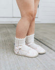 Short Lace Socks White | Condor