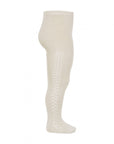 Openwork Side Tights Linen