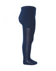 **PRE ORDER** Openwork Side Warm Tights Navy | Condor