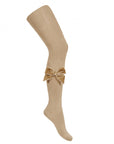 Rope Velvet Bow Tights