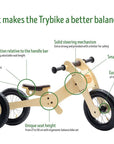 Trybike 4-in-1 Wood