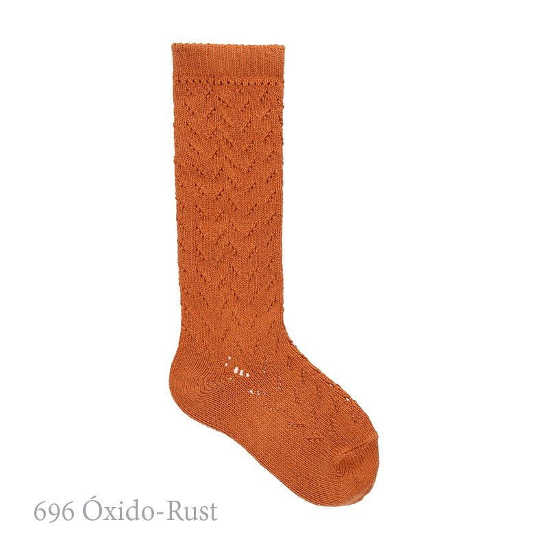 Warm Crochet Socks Oxide