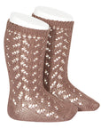 Warm Crochet Socks Nutmeg