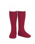 Ribbed Socks Cherry