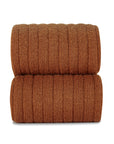 Ribbed Socks Rust