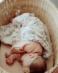 Pop Ya Tot | Fleur Blanche Swaddle Wrap