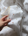 Fledge & Thread Heirloom Muslin Blanket Mouse