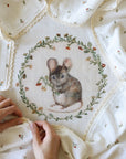 Fledge & Thread Heirloom Muslin Blanket Mouse