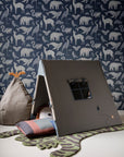 Ferm Living Tent - Beetle Embroidery - Dark Olive