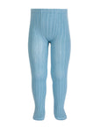 Iceberg Blue Ribbed Tights *LAST ONE LEFT* Size 2