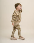 Garbo&Friends Stripe Prune Jersey Leggings