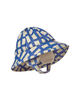 Garbo&Friends Plaid Cobalt Lined Rain Hat