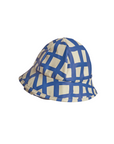 Garbo&Friends Plaid Cobalt Lined Rain Hat