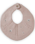 Saga | Flora Teething Bib - Flower on Mellow Rose