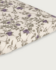 Garbo&Friends Plum Muslin Fitted Sheet Single