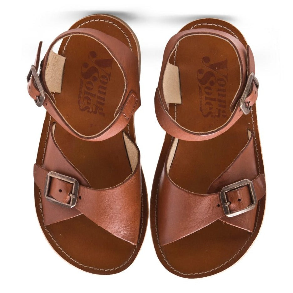 Young Soles Sonny Leather Sandal Brick