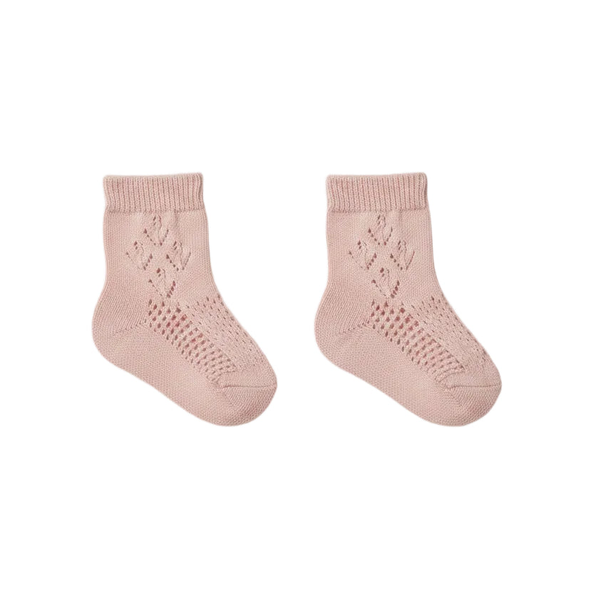 Wedoble Booties – Organic Cotton | Boundless Love Pink