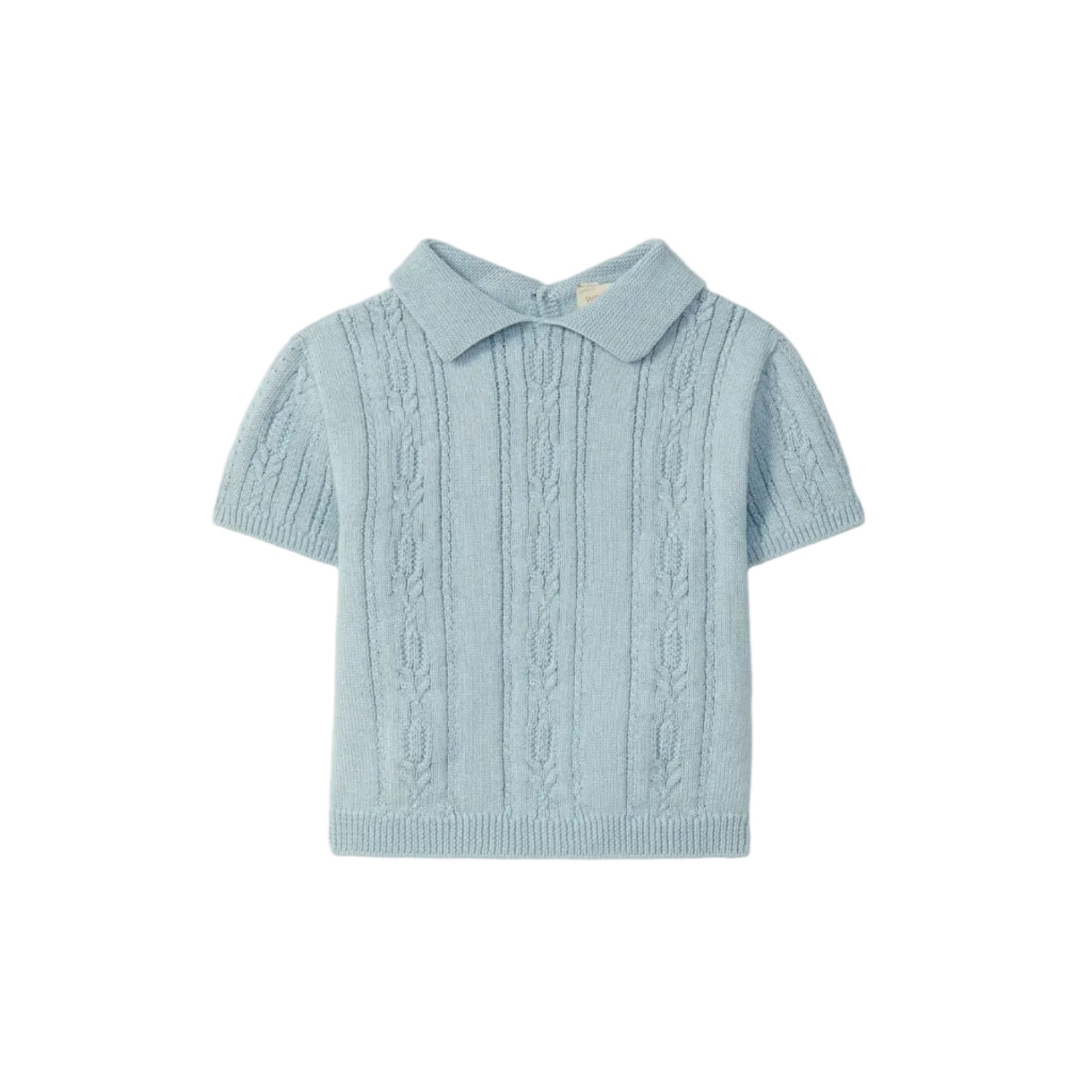 Wedoble – Short Sleeve Top | My Tiny Friends Blue
