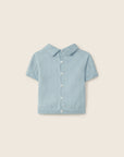 Wedoble – Short Sleeve Top | My Tiny Friends Blue