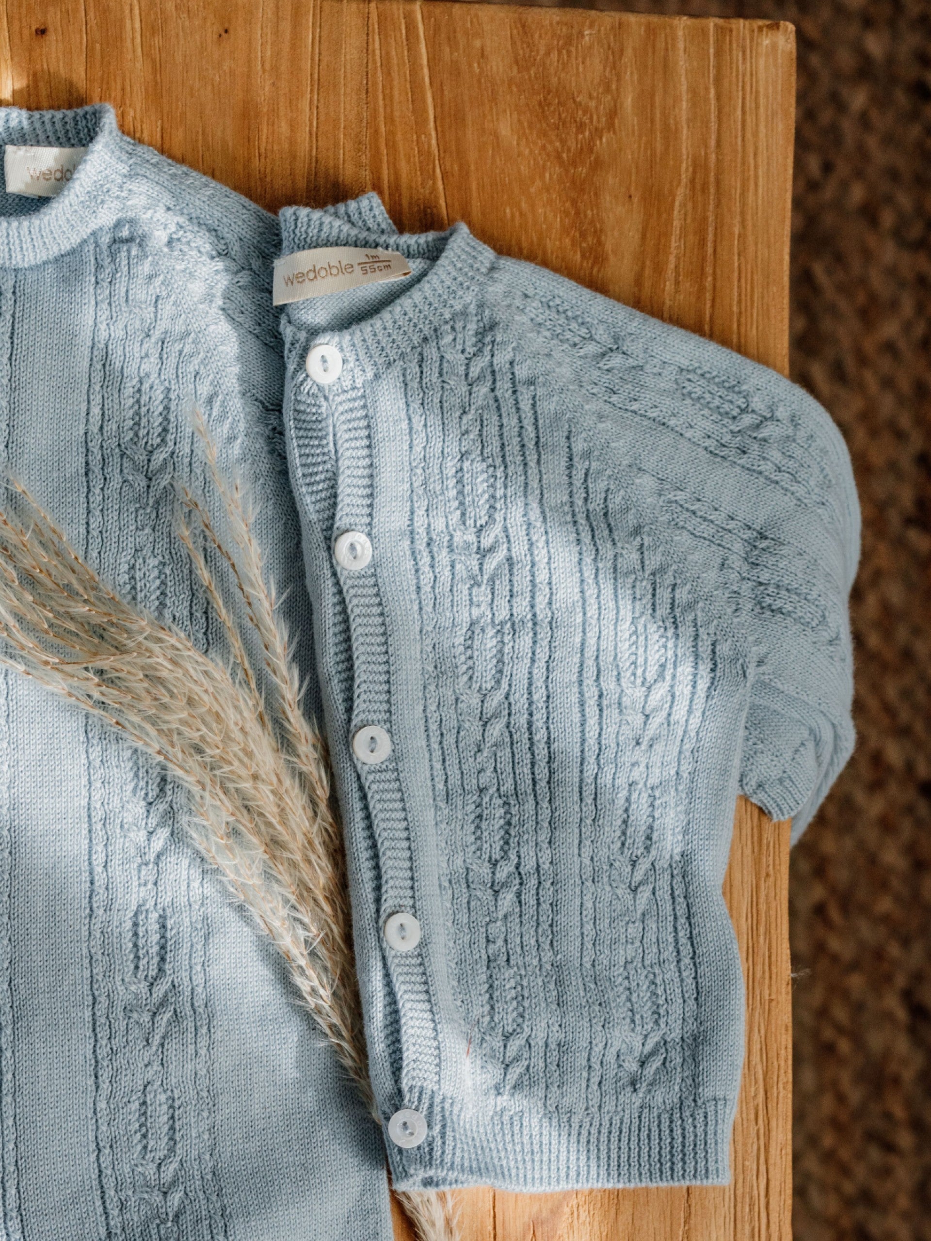Wedoble – Cardigan | My Tiny Friends Blue