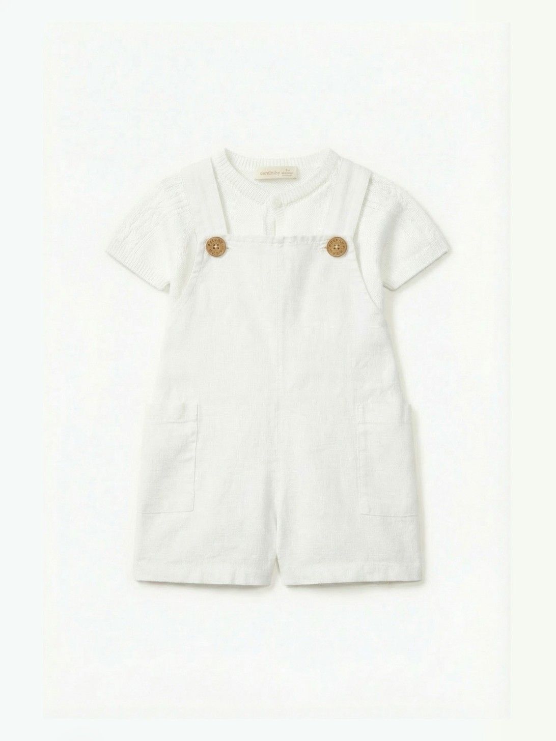 Wedoble Detail Top | My Tiny Friends White