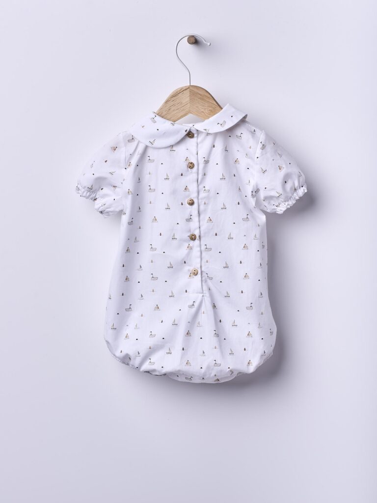 Wedoble Romper – Sailboat Print