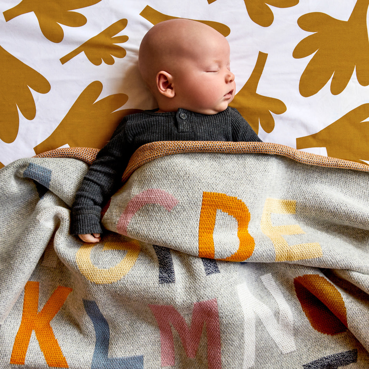 Castle Alphabet Baby Throw