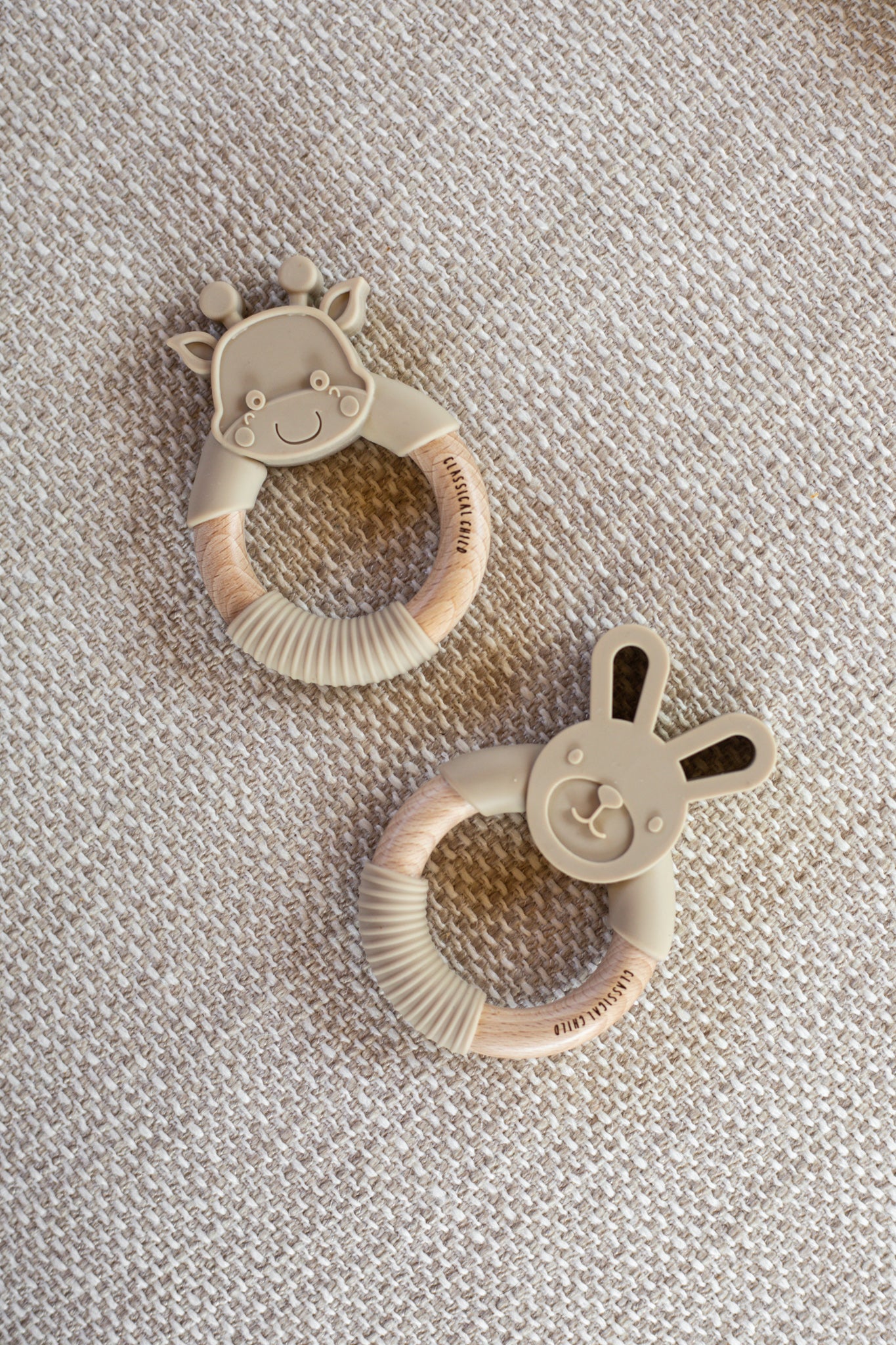 Linen Rabbit Teether