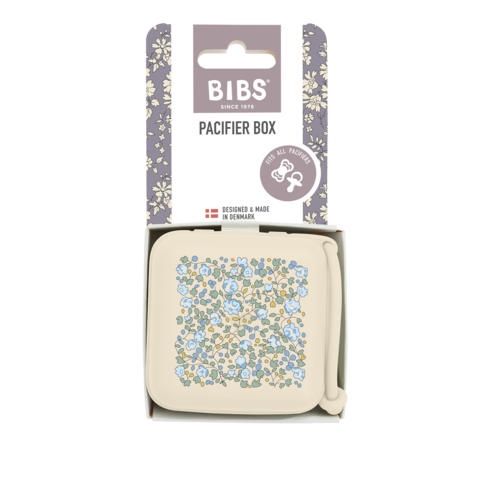 BIBS x LIBERTY Pacifier Box - Eloise/Ivory