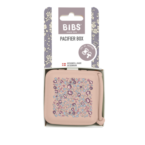 BIBS x LIBERTY Pacifier Box - Eloise/Blush