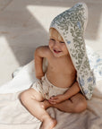 Garbo&Friends Plumbago Baby Hooded Towel