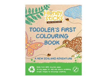 Honeysticks Toddlers First Colouring Book - A Kiwi Adventure