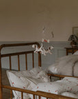 Garbo&Friends Seersucker Bed Set Cot Poppy