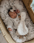 Pop Ya Tot | Fleur Blanche Swaddle Wrap
