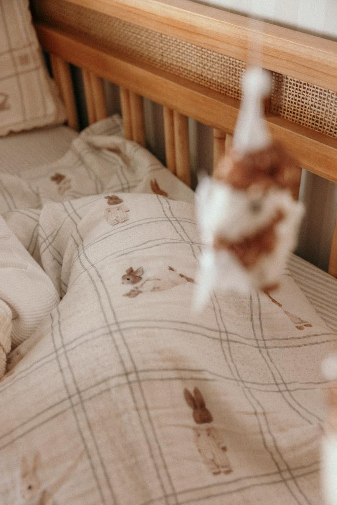 Pop Ya Tot | Little Cottontail Swaddle Wrap