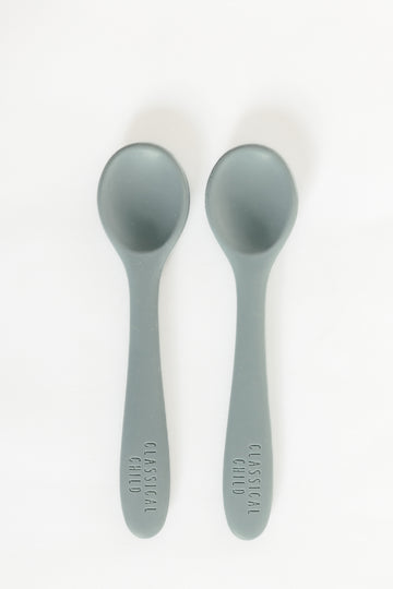 Denim Silicone Spoon 2 Pack