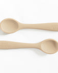 Linen Silicone Spoon 2 Pack