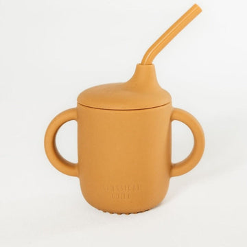 Ochre Silicone Toddler Cup