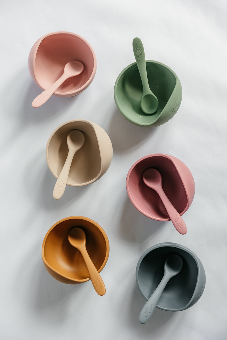 Ochre Silicone Suction Bowl