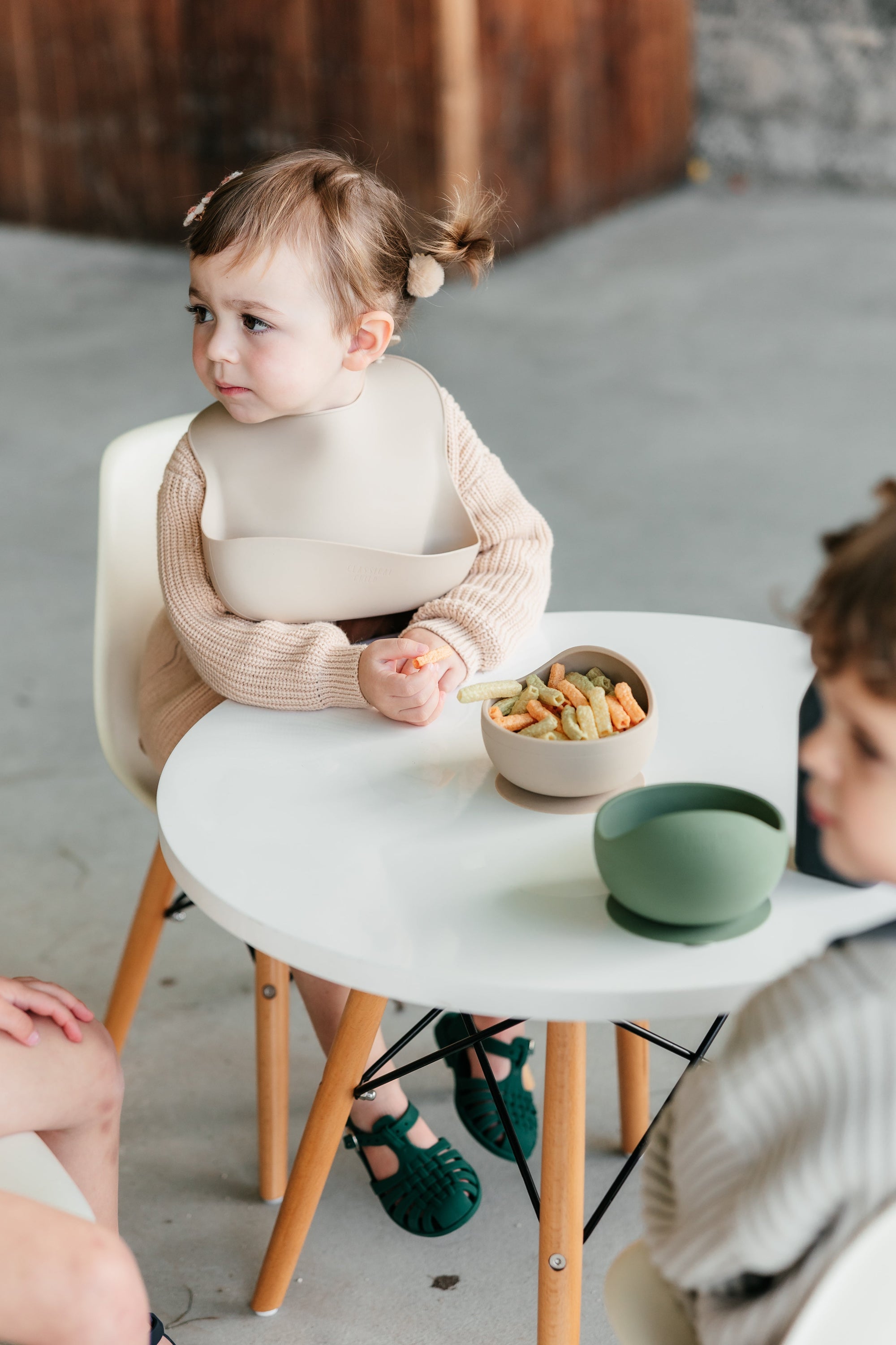 Desert Rose Silicone Bib