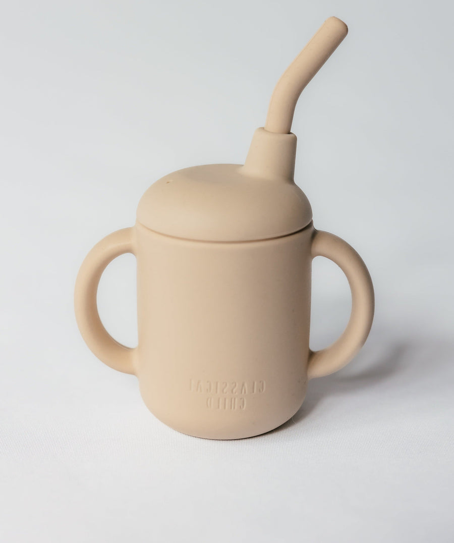 Linen Silicone Toddler Cup
