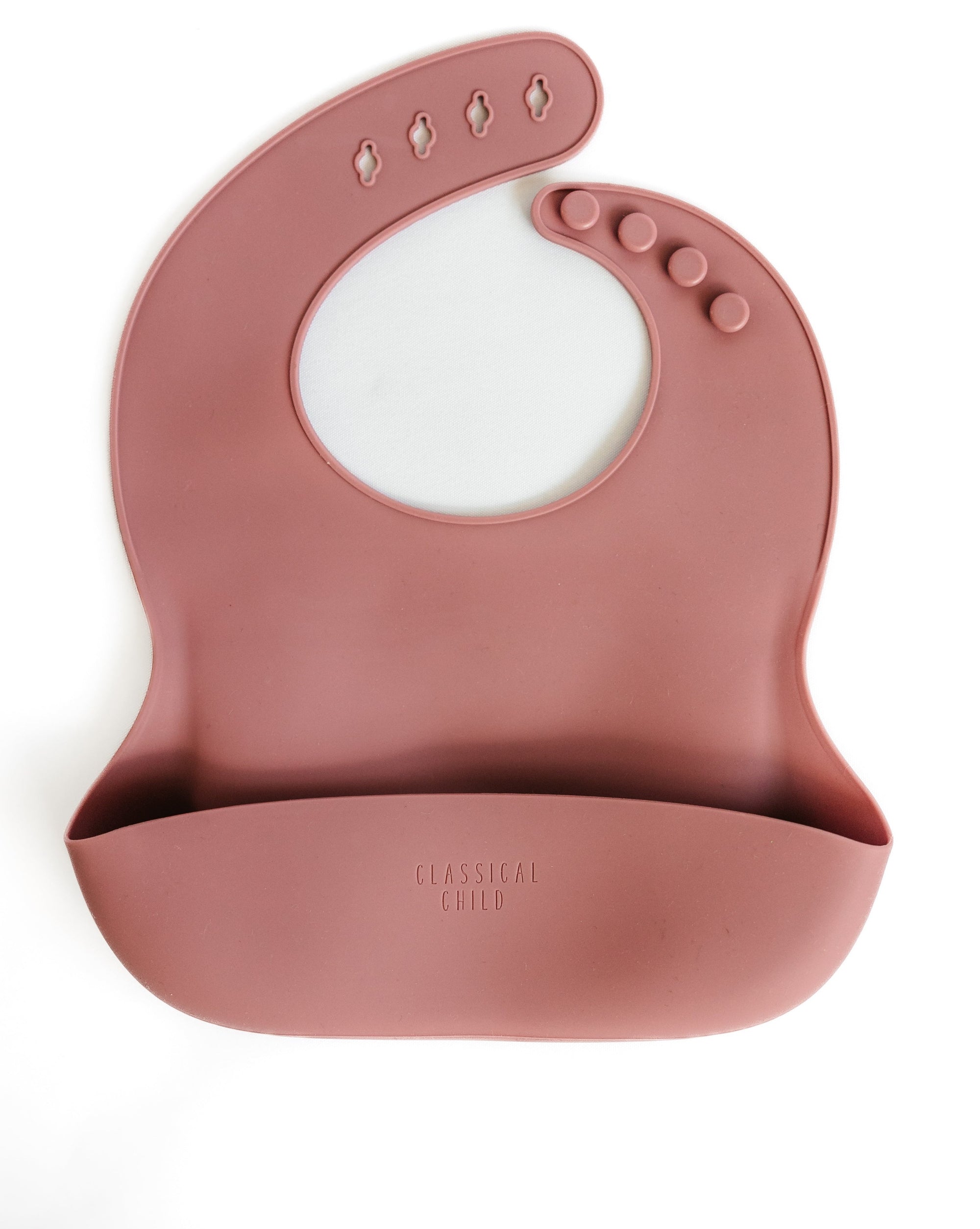 Desert Rose Silicone Bib